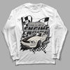 Jordan 1 Retro Low OG Black Cement DopeSkill Long Sleeve T-Shirt ENGINE Tshirt Graphic Streetwear - White