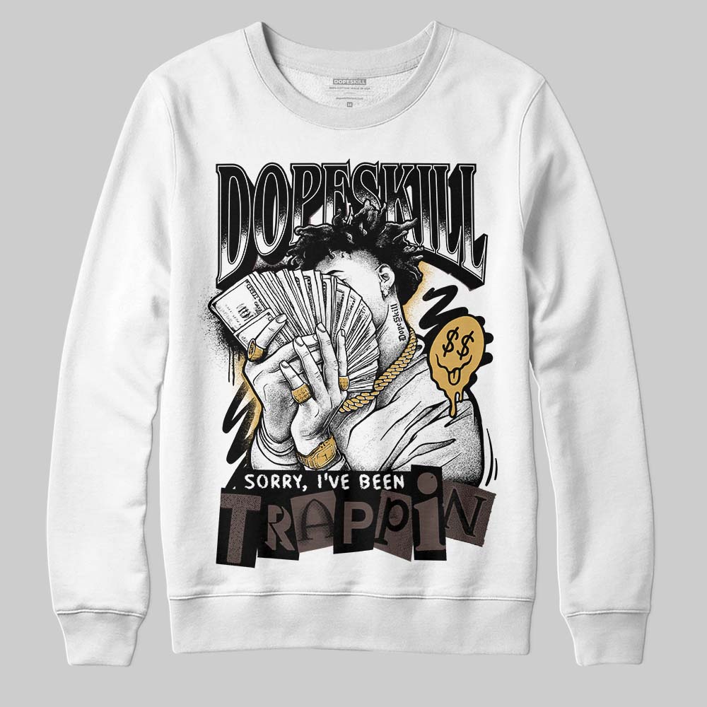 Adidas Samba OG C ‘Black Gum’ DopeSkill Sweatshirt Sorry I've Been Trappin Graphic Streetwear - White 