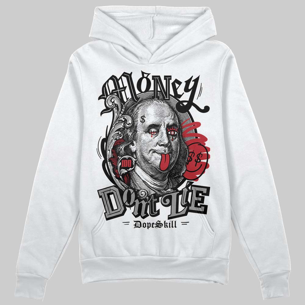 Jordan 14 Retro ‘Black Toe’ DopeSkill Hoodie Sweatshirt Money Don't Lie Graphic Streetwear - White