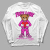 Dunk Low GS “Active Fuchsia” DopeSkill Long Sleeve T-Shirt Fake Love Graphic Streetwear - White