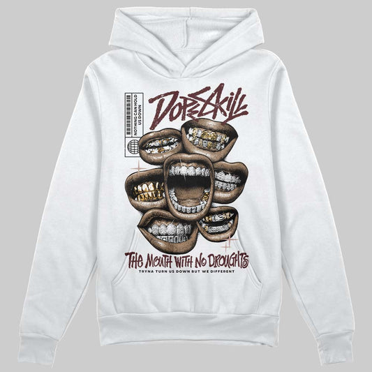 Jordan 11 “China” DopeSkill Hoodie Sweatshirt The Mouth With No Droughts Graphic Streetwear - White 