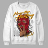 Jordan 7 Retro Cardinal DopeSkill Sweatshirt Never Stop Hustling Graphic Streetwear - White 