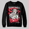 Jordan 11 Retro 285 Atlanta DopeSkill Sweatshirt Stay It Busy Graphic Streetwear - Black