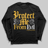 Jordan 5 'Tokyo' DopeSkill Long Sleeve T-Shirt Protect Me From Evil Graphic Streetwear - Black