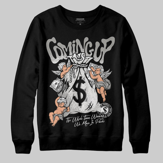 Jordan 3 Retro Pure Money DopeSkill Sweatshirt Money Bag Coming Up Graphic Streetwear - Black