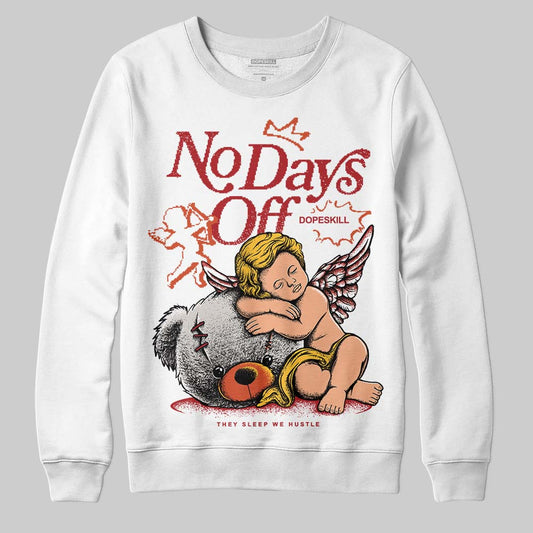 Nigel Sylvester x Air Jordan 4 ‘Brick by Brick’ DopeSkill Sweatshirt New No Days Off Graphic Streetwear - White