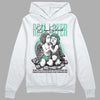 Jordan 3 "Green Glow" DopeSkill Hoodie Sweatshirt Real Lover Graphic Streetwear - White 