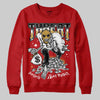 Nigel Sylvester x Air Jordan 4 ‘Brick by Brick’ DopeSkill Sweatshirt Threat Graphic Streetwear - Red