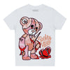 Jordan 11 Low “Legend Pink” DopeSkill Toddler Kids T-shirt Broken Heart Graphic Streetwear - White