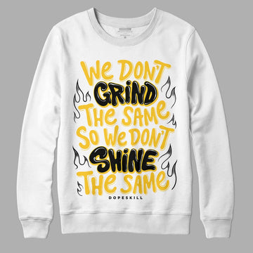 Jordan 4 Retro “Vivid Sulfur” DopeSkill Sweatshirt Grind Shine Graphic Streetwear - White 