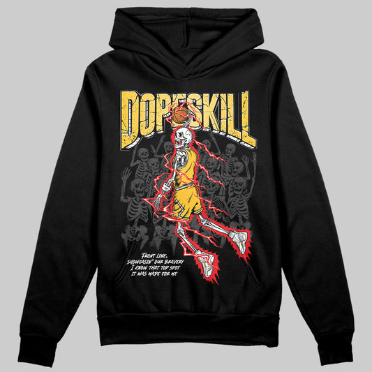 Jordan 12 "Phantom" DopeSkill Hoodie Sweatshirt Thunder Dunk Graphic Streetwear - Black