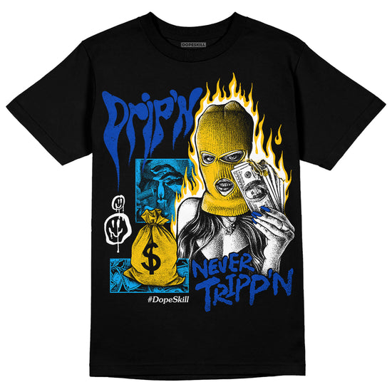 Jordan 14 “Laney” DopeSkill T-Shirt Drip'n Never Tripp'n Graphic Streetwear - black