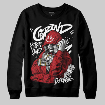Black and White Sneakers DopeSkill Sweatshirt Grind Pray Graphic Streetwear - Black