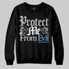 Jordan 10 OG “Steel” DopeSkill Sweatshirt Protect Me From Evil Graphic Streetwear - Black