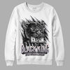 Jordan 2 Cement Grey DopeSkill Sweatshirt Black King Graphic Streetwear - White