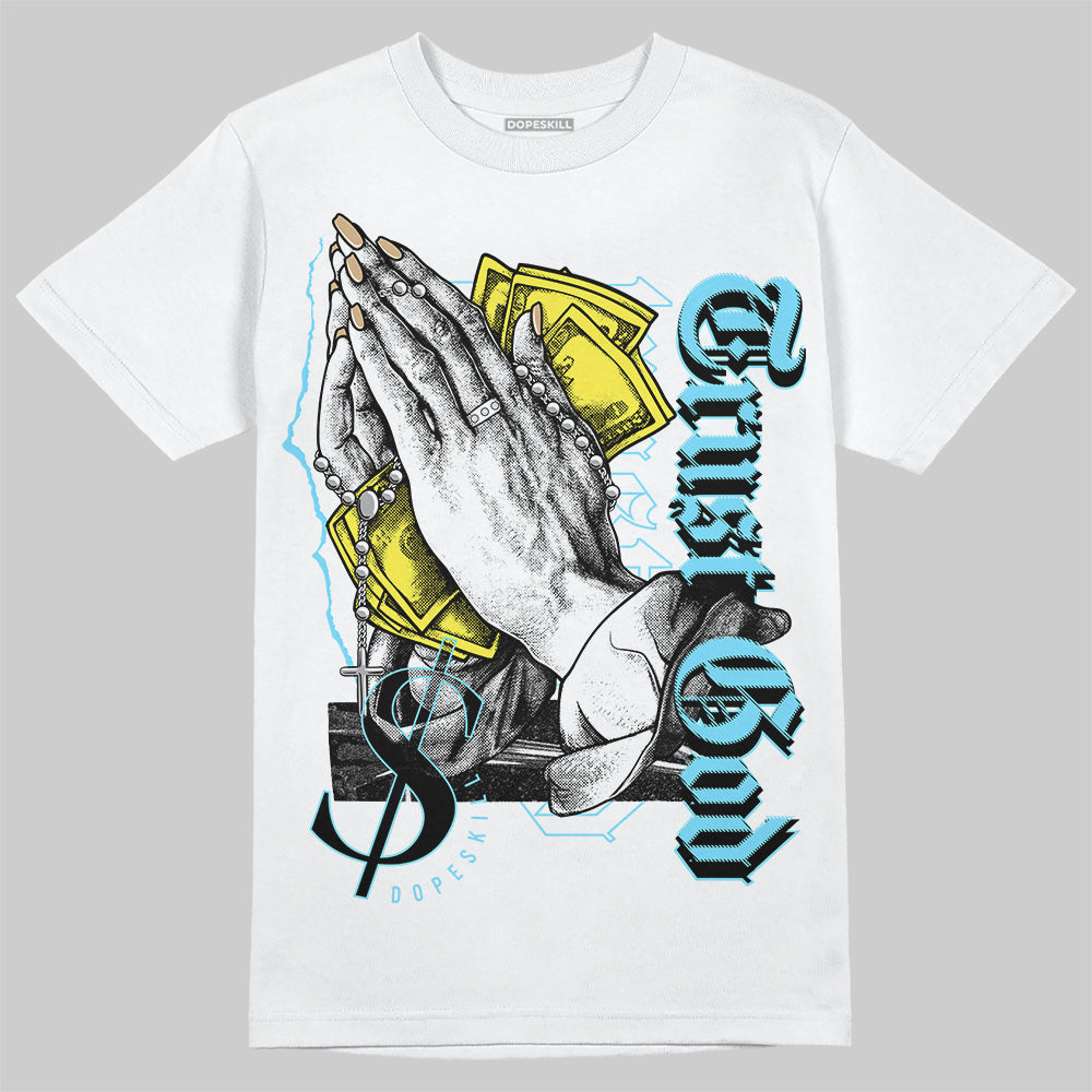 Dunk Low Pro SB Homer DopeSkill T-Shirt Trust God Graphic Streetwear - White