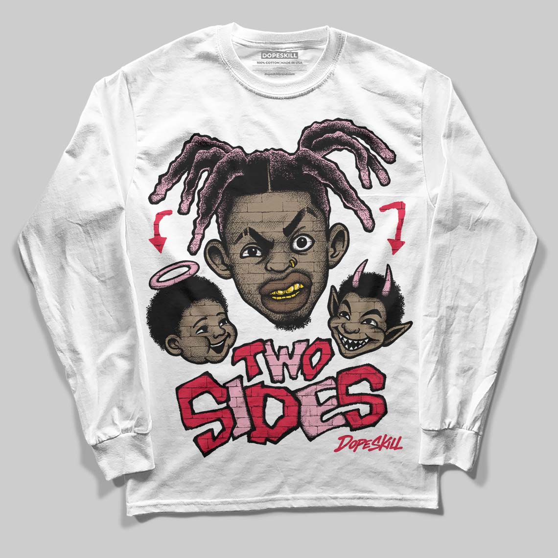 Dunk Low Valentine's Day (2026) DopeSkill Long Sleeve T-Shirt Two Sides Graphic Streetwear  White