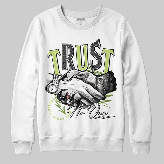 Dunk Low Pro SB 'Fruity Pack - Green Apple' DopeSkill Sweatshirt Trust No One Graphic Streetwear - White