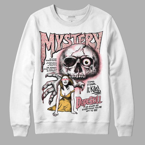 Jordan 3 GS “Red Stardust” DopeSkill Sweatshirt Mystery Ghostly Grasp Graphic Streetwear - White 