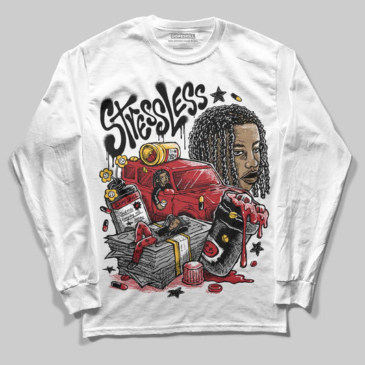 Jordan 14 Golf “Last Shot” DopeSkill Long Sleeve T-Shirt Stressless Graphic Streetwear - White