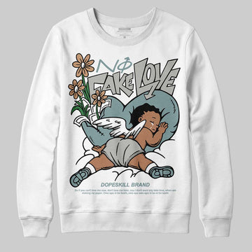 Nike Air Max 1 Low Poly “Adventure” DopeSkill Sweatshirt No Fake Love Graphic Streetwear - White