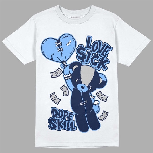 Jordan 5 Midnight Navy DopeSkill T-Shirt Love Sick Graphic Streetwear