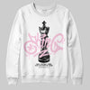 Dunk Low LX Pink Foam DopeSkill Sweatshirt King Chess Graphic Streetwear - White