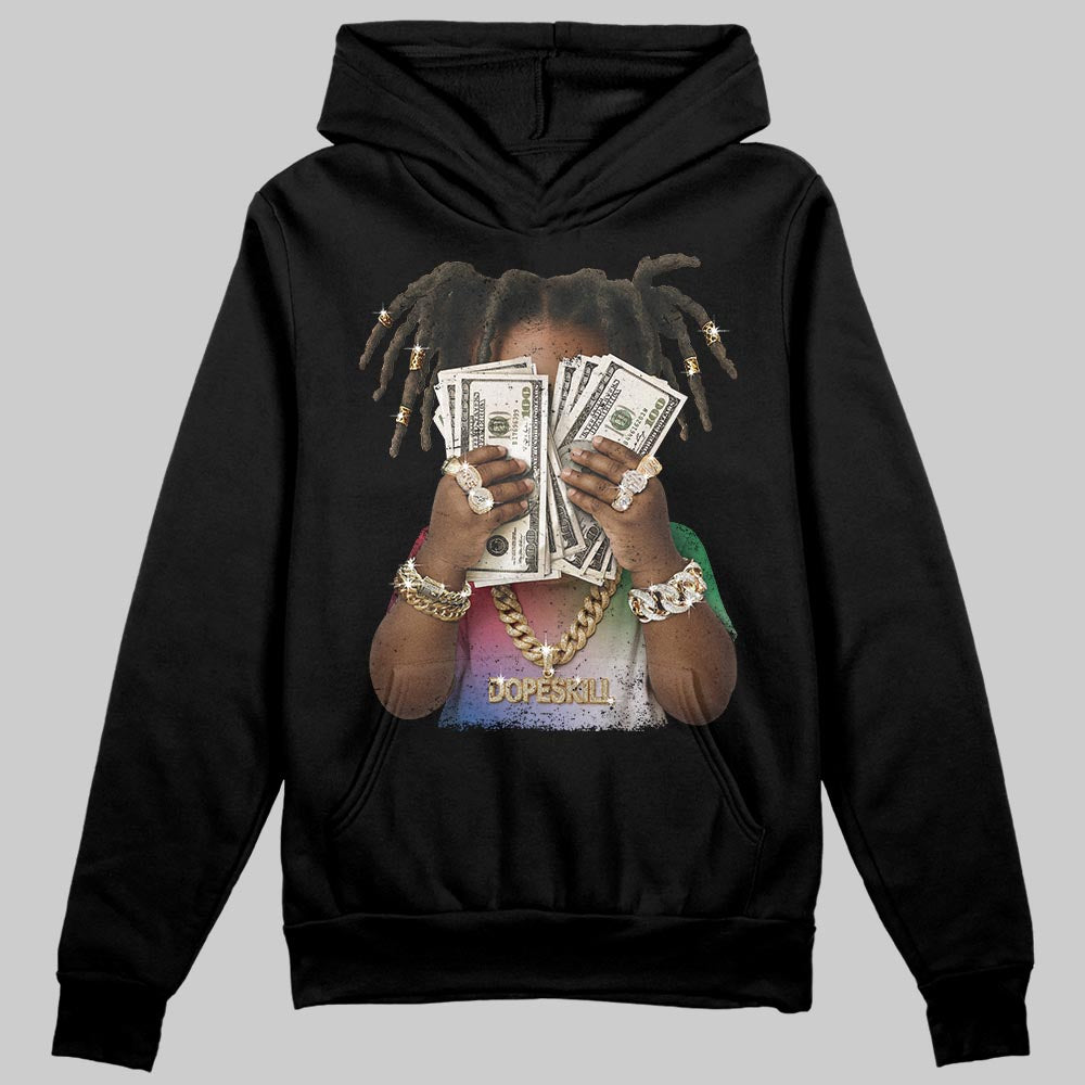 Jordan 11 Retro 285 Atlanta DopeSkill Hoodie Sweatshirt Rich Youth Graphic Streetwear - Black