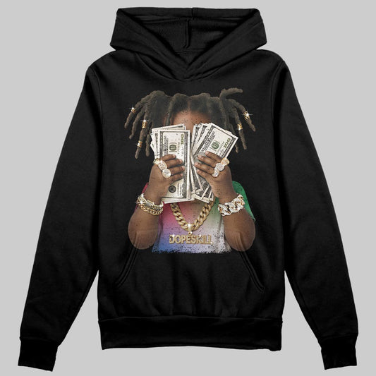 Jordan 11 Retro 285 Atlanta DopeSkill Hoodie Sweatshirt Rich Youth Graphic Streetwear - Black