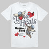 Jordan 11 Low CNY “Year of the Snake” DopeSkill T-Shirt New Love Heals Graphic Streetwear - White