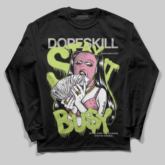 Chase B x Travis Scott x Jordan Jumpman Jack DopeSkill Long Sleeve T-Shirt Stay It Busy Graphic Streetwear - Black