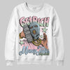 Jordan 4 Retro Valentine's Day (2026) (GS) DopeSkill Sweatshirt Get Rich Graphic Streetwear - White