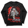 Jordan 6 Retro Toro Bravo   DopeSkill Long Sleeve T-Shirt NPC Graphic Streetwear - Black 