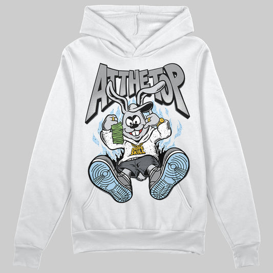 Jordan 5 Retro Wolf Grey (2026) DopeSkill Hoodie Sweatshirt At The Top Graphic Streetwear - White 