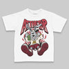 Jordan 4 “Sierra Red" DopeSkill Toddler Kids T-shirt At The Top Graphic Streetwear - White 
