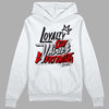 Jordan 2 Retro "Black Cement" DopeSkill Hoodie Sweatshirt LOVE Graphic Streetwear - White