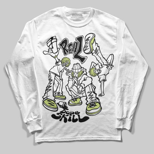 Jordan 11 “Inner Beast” DopeSkill Long Sleeve T-Shirt Real Y2K Players Graphic Streetwear - White