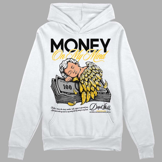 Jordan 4 Retro “Vivid Sulfur” DopeSkill Hoodie Sweatshirt MOMM Graphic Streetwear - White 