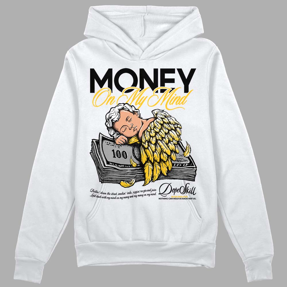 Jordan 4 Retro “Vivid Sulfur” DopeSkill Hoodie Sweatshirt MOMM Graphic Streetwear - White 