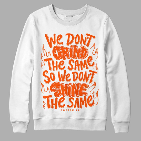 MSCHF Super Normal 2 Orange Milk DopeSkill Sweatshirt Grind Shine Graphic Streetwear - White