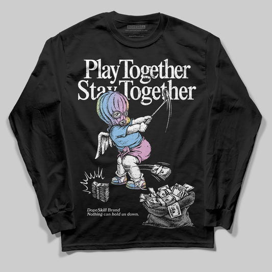 Jordan 5 “Year of the Snake” DopeSkill Long Sleeve T-Shirt Play together, Stay together graphic Streetwear - Black