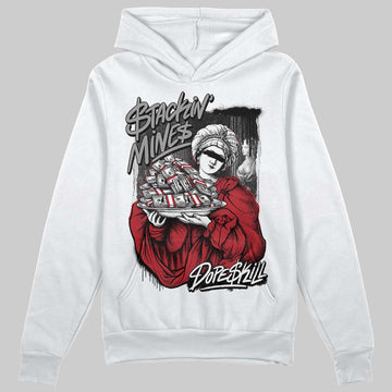 Jordan 14 Retro ‘Black Toe’ DopeSkill Hoodie Sweatshirt Stackin Mines Graphic Streetwear - White