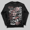 Jordan 3 Retro Valentine's Day Treat Yourself (2025) DopeSkill Long Sleeve T-Shirt Side Hustle Graphic Streetwear - Black