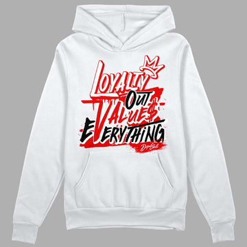 Jordan 4 Retro Red Cement DopeSkill Hoodie Sweatshirt LOVE Graphic Streetwear - White