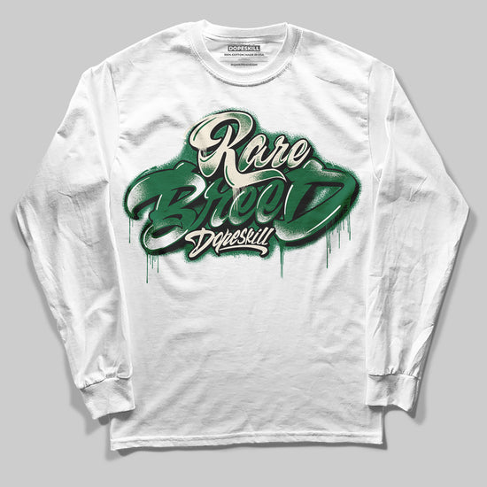 Jordan 13 GS “Pine Green” DopeSkill Long Sleeve T-Shirt Rare Breed Type Graphic Streetwear - WHite