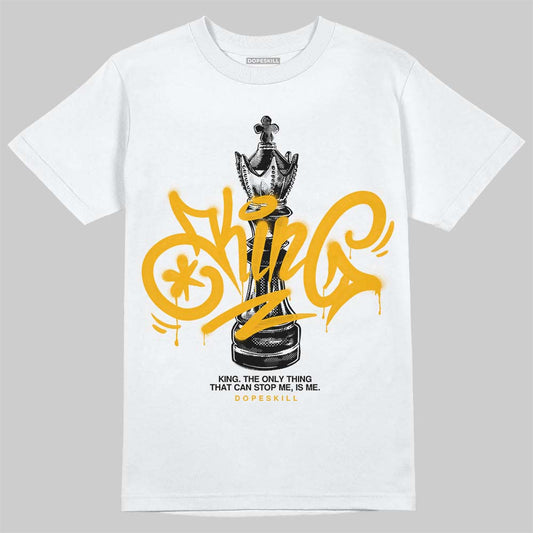 Dunk Low Championship Goldenrod (2021) DopeSkill T-Shirt King Chess Graphic Streetwear - White