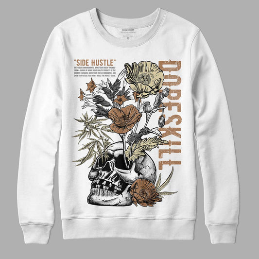 Jordan 6 WMNS Gore-Tex Brown Kelp DopeSkill Sweatshirt Side Hustle Graphic Streetwear - White