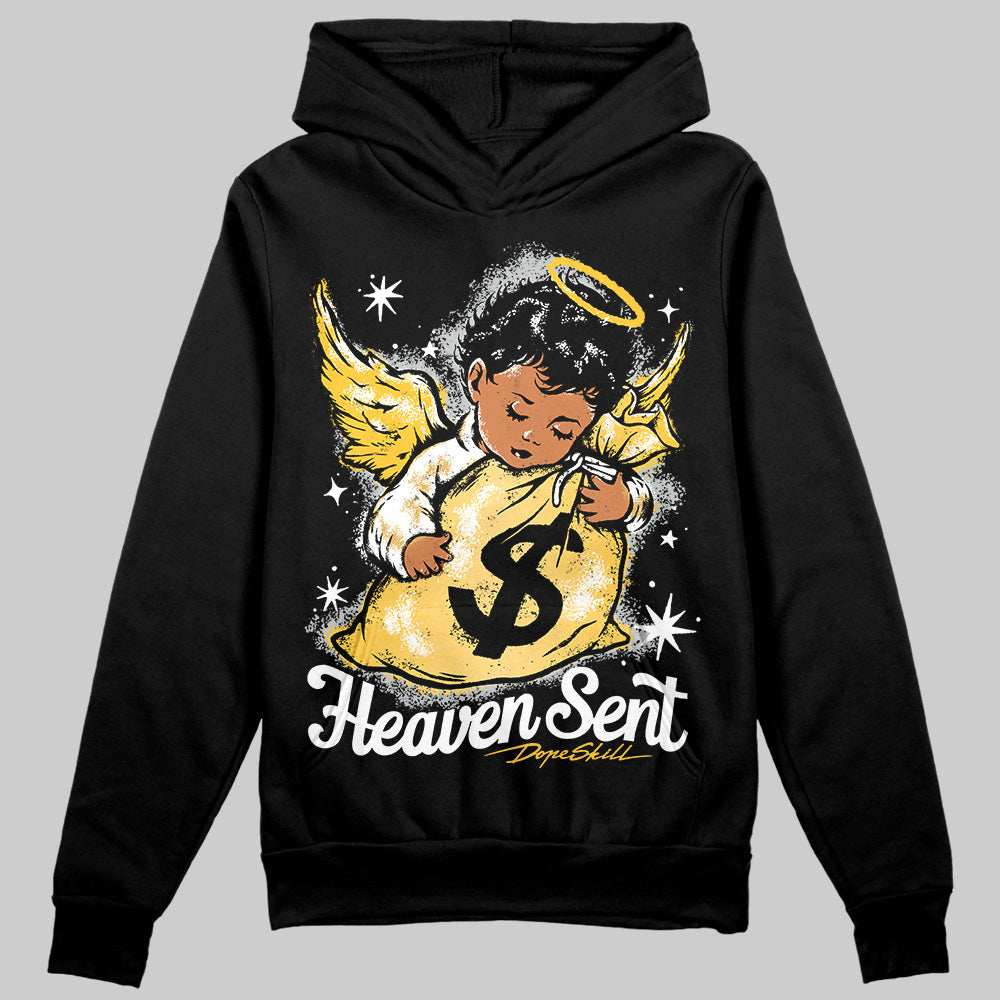 Jordan 12 "Phantom" DopeSkill Hoodie Sweatshirt Heaven Sent Graphic Streetwear - Black