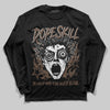 A Ma Maniére x Air Jordan 4 “Dark Mocha” DopeSkill Long Sleeve T-Shirt Root of Evil Graphic Streetwear - black