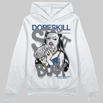 Jordan 9 Retro 'Flint Grey' 2026 DopeSkill Hoodie Sweatshirt Stay It Busy Graphic Streetwear - White 